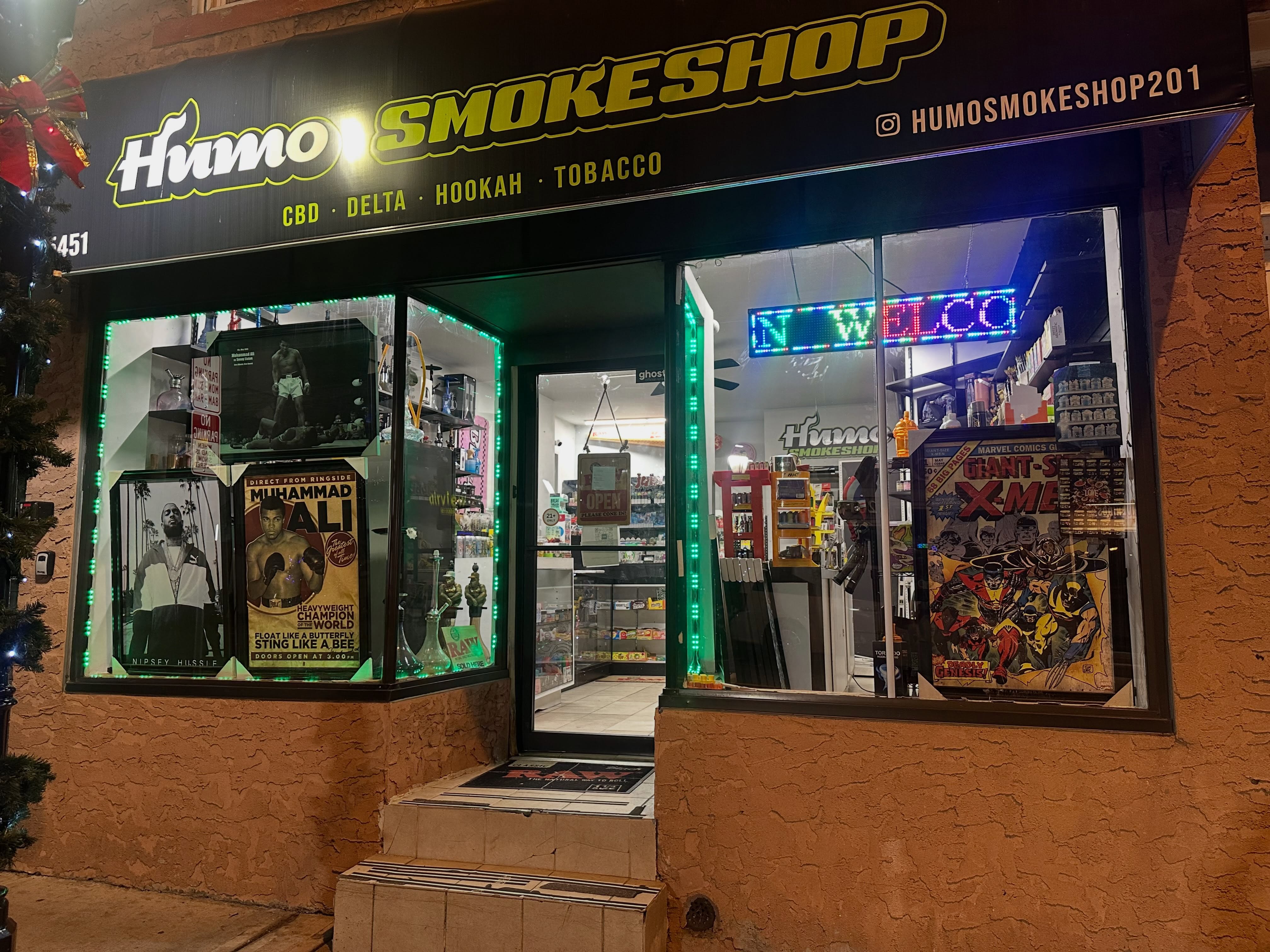 Humo storefront on Anderson Avenue